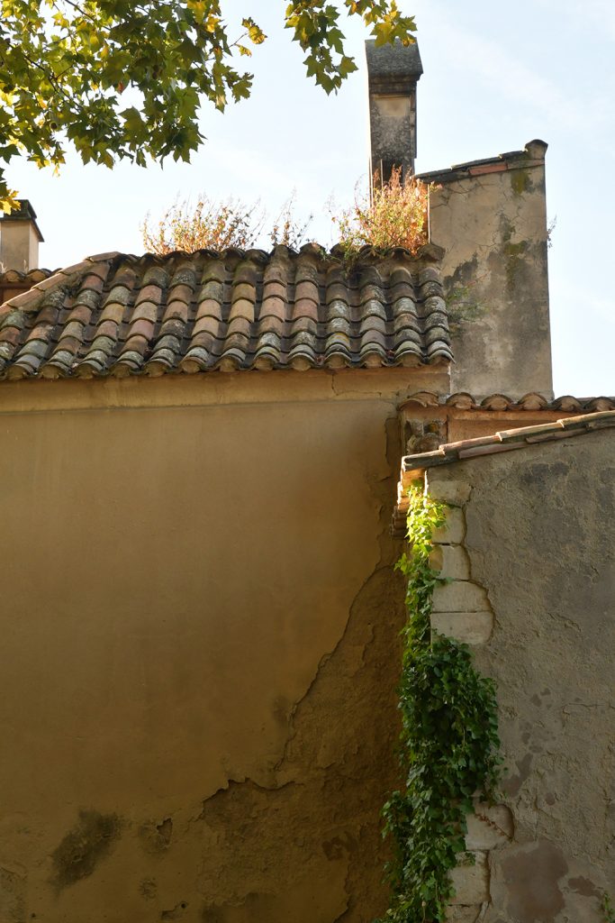 Toit chapelle Notre Dame des Grâces à Monteux